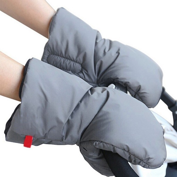 Handschoenen voor kinderwagenhandvat E569 grijs