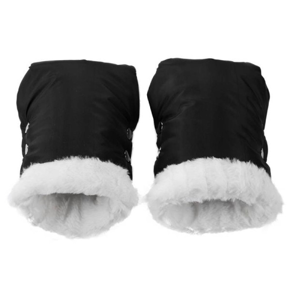 Handschuhe für Kinderwagengriffe schwarz