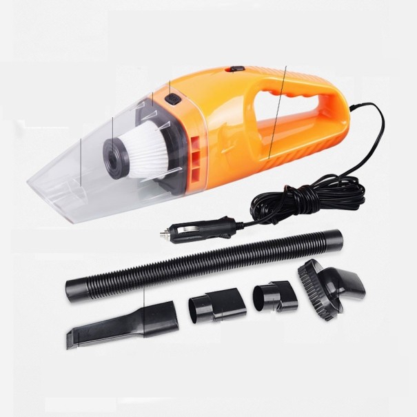 Handstaubsauger fürs Auto orange