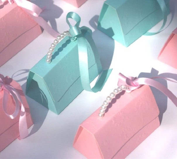 Handtasvormige geschenkdoos 10 stuks