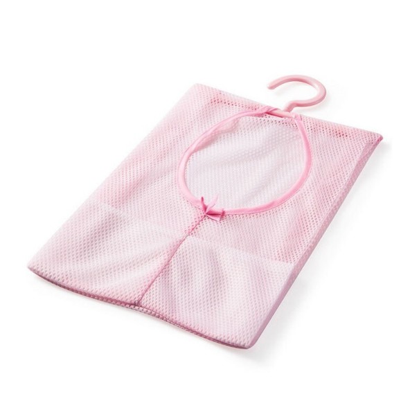 Hängande badrumsarrangör rosa