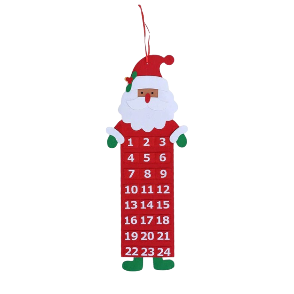 Hangende Adventskalender 79 x 21 cm