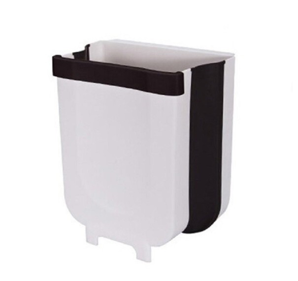Hangende afvalbak wit 5 l