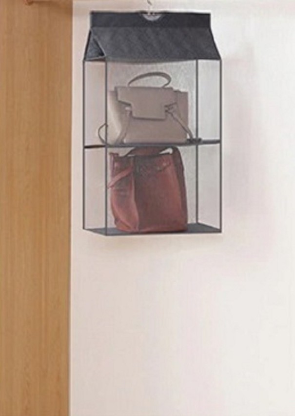 Hangende handtas organizer grijs L