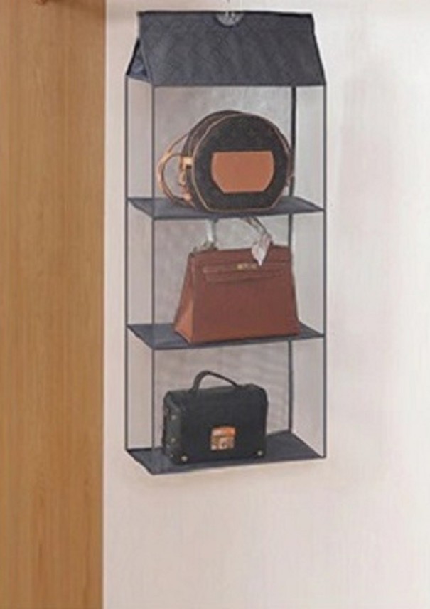 Hangende handtas organizer grijs M