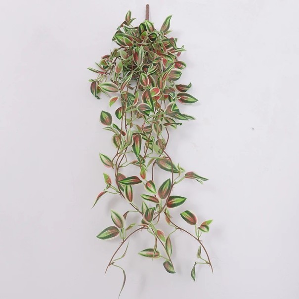 Hangende kunstklimplant 75 cm Decoratieve slinger van kunststof voor interieur, bruiloft, balkon of hangende bloempot
