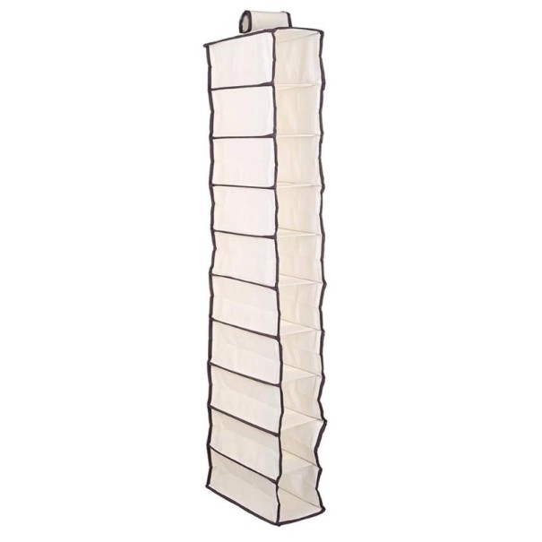 Hangende schoenenorganizer C669 crème