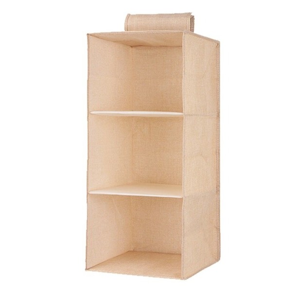 Hängender Kleiderorganizer C650 beige 60 cm