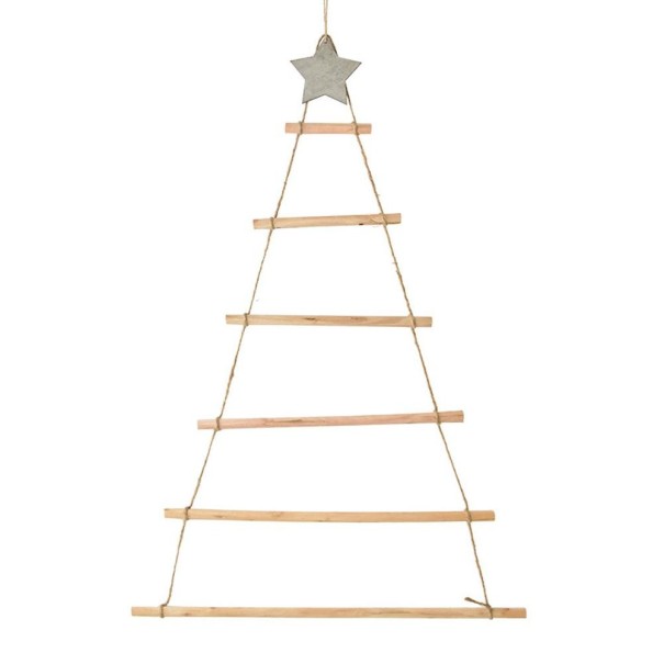 Hängender Weihnachtsbaum hellbraun