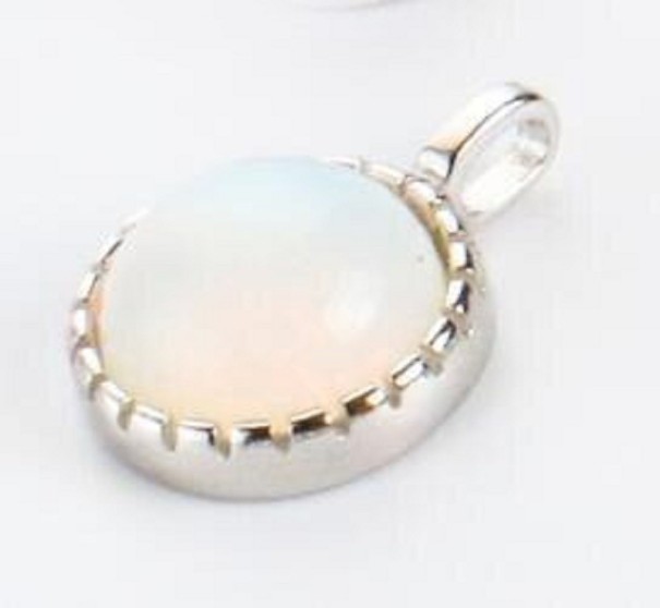 Hanger met steen zilver 5