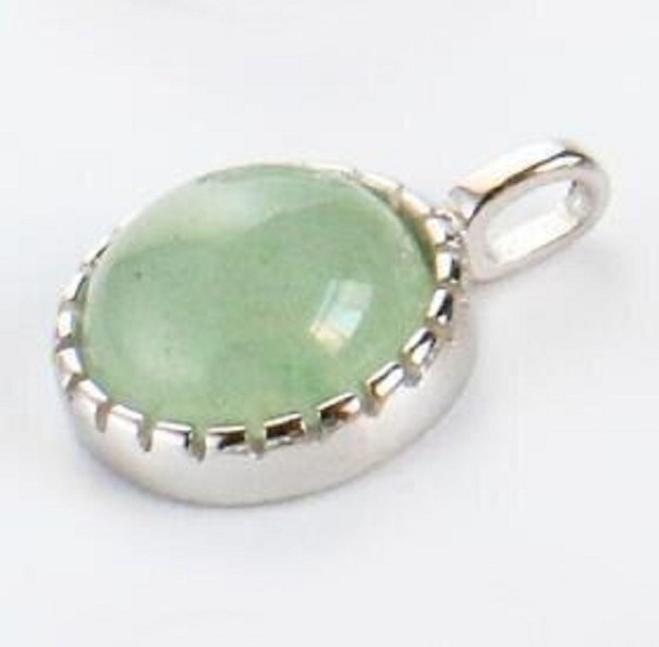 Hanger met steen zilver 6