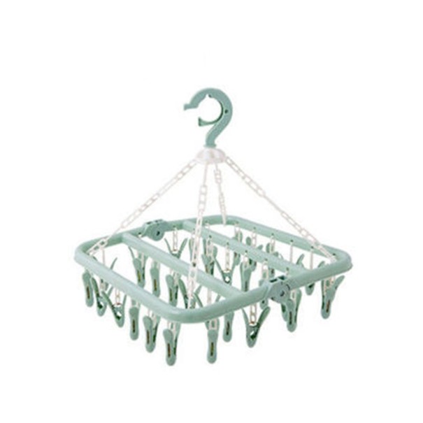 Hanging Clothes Dryer green