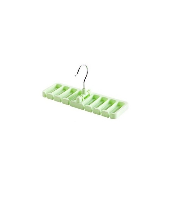 Hanging Hanger for Belts and Ties J2303 green