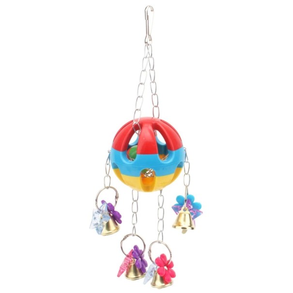 Hanging Toy for Birds with Bells 1