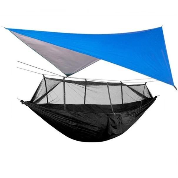 Hangmat met regenhoes P3742 zwart
