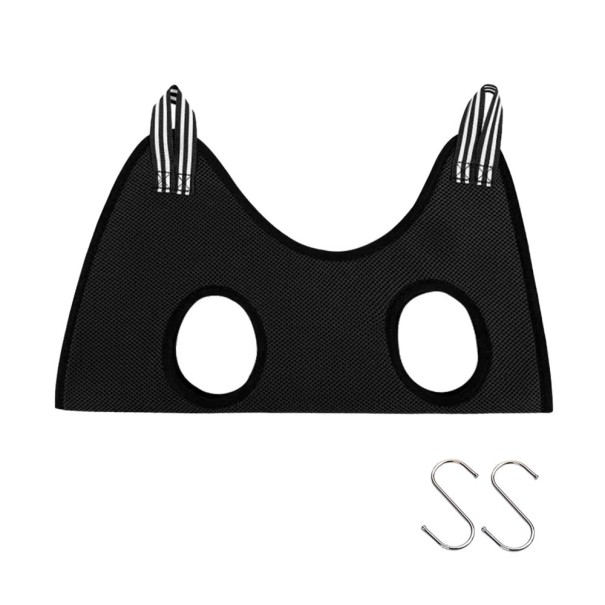 Hangmat voor katten 2 - 6 kg zwart