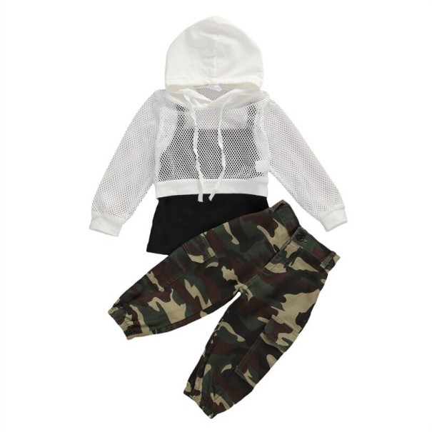 Hanorac, tricou și pantaloni pentru fete L1351 5-6 ani