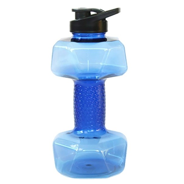 Hantelförmige Wasserflasche 1500 ml blau