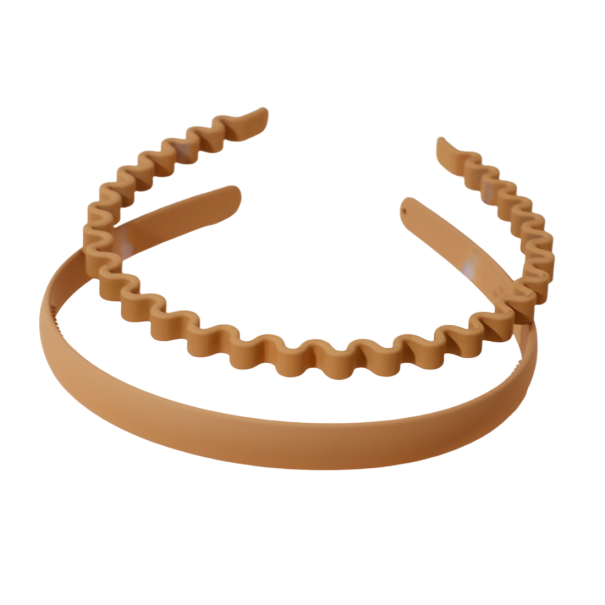 Hårband 2 st T934 brun