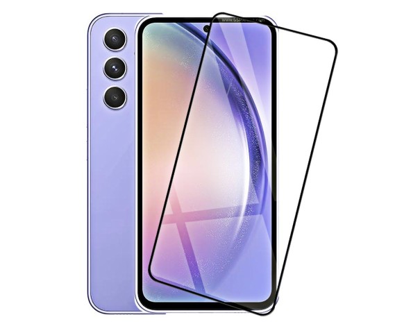 Härdat glasskydd för Samsung A04 svart 1