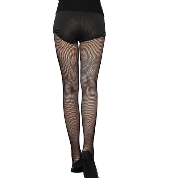 Harde mesh panty&#39;s, antislip danspanty&#39;s, duurzame mesh performance panty&#39;s, stevige panty&#39;s voor dans en podium. zwart S