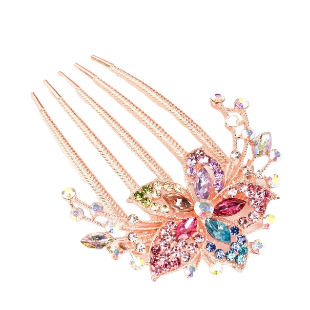 Hårkam med strass 2