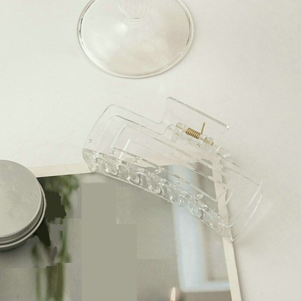 Hårklämma P3388 transparent