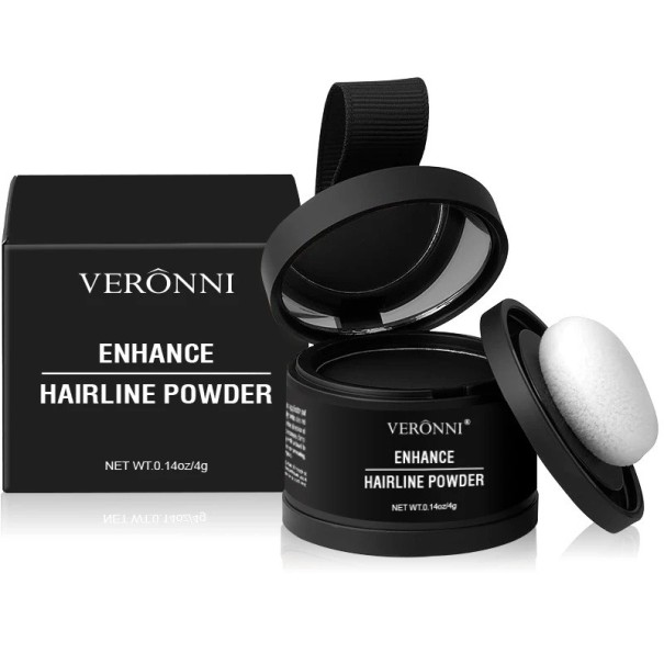 Hårlinjefyllningspulver 4g Korrigering av hörn och tunnare hår Omedelbar effekt Naturligt utseende Enkel applicering Hårförtjockningsmedel Dark Blonde