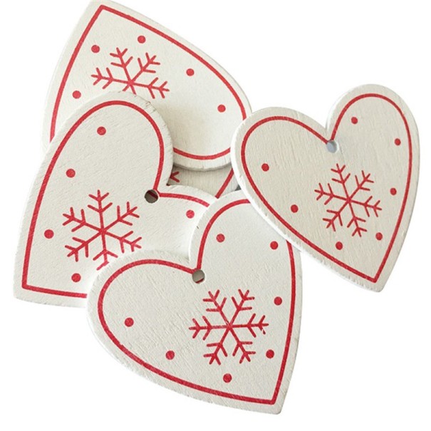 Hartvormige kerstversiering J3471