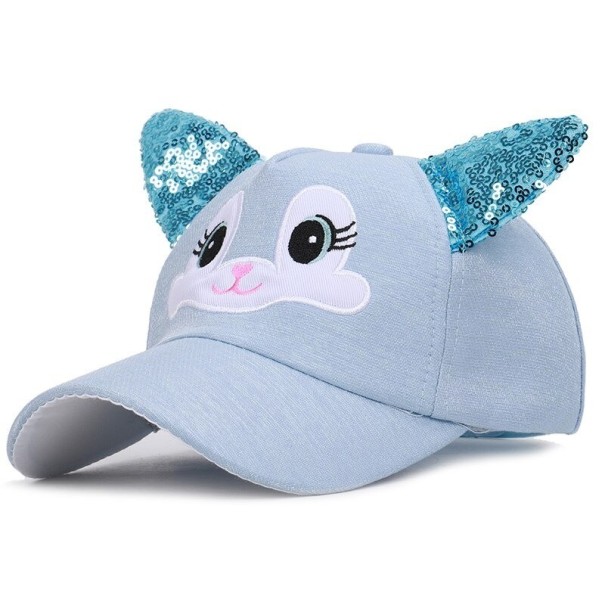 Hasen-Kindermütze hellblau