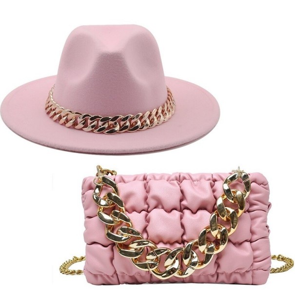 Hat and Bag Set light pink