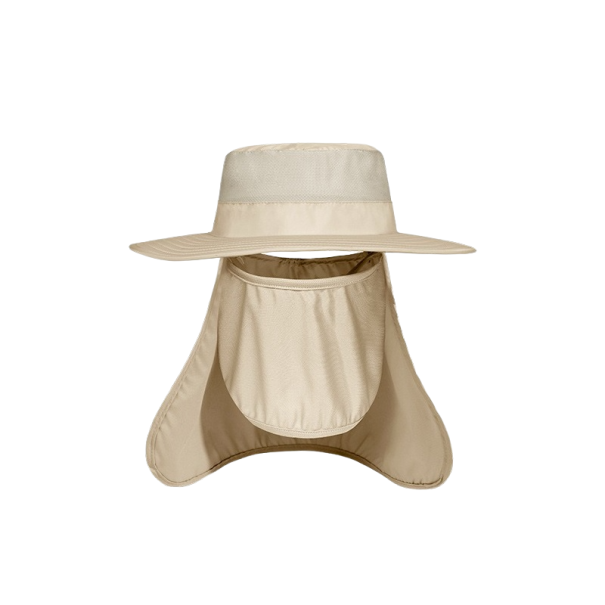Hat med solbeskyttelse Beige