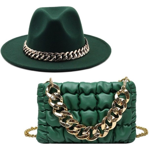 Hatt och handväska set