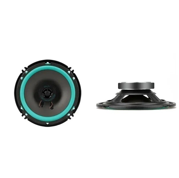 Haut-parleur coaxial de voiture 15,2 cm 12 V 140 W Max 4 Ω Haut-parleur HiFi avec cadre en métal Suspension en caoutchouc Construction durable 1