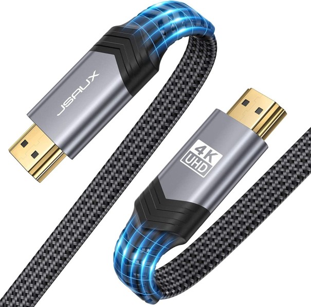 HDMI 2.0-Flachverbindungskabel M/M 2 m grau