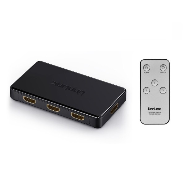 HDMI 2.0 switch 3:1 s IR dálkovým ovládáním 1