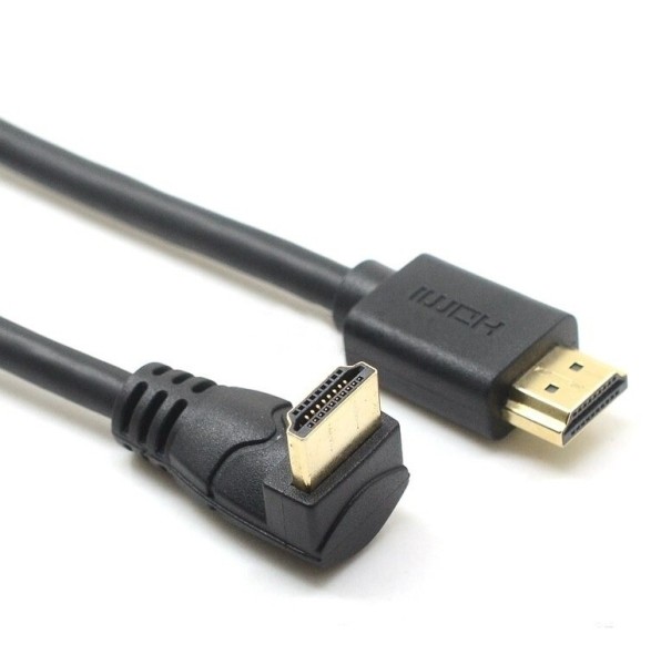 HDMI 2.0 vinklad anslutningskabel M/M 1,8 m 4