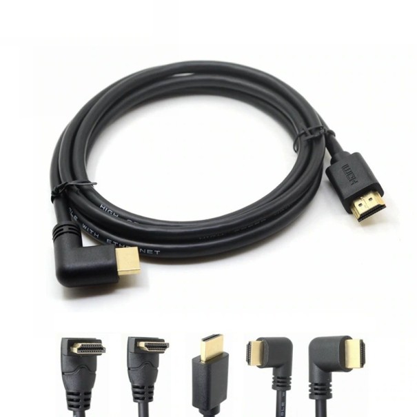 HDMI 2.0 vinklad anslutningskabel M/M