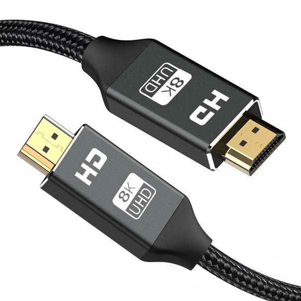 HDMI 2.1 prepojovací kábel M / M K986 čierna 50 cm