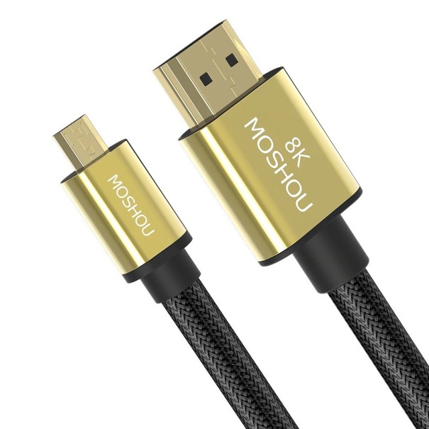 HDMI 2.1 till Micro HDMI M/M anslutningskabel