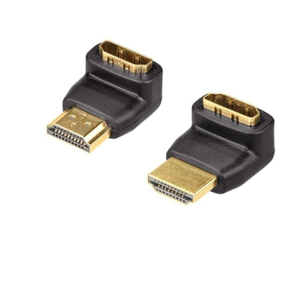 HDMI F/M-vinkeladapter