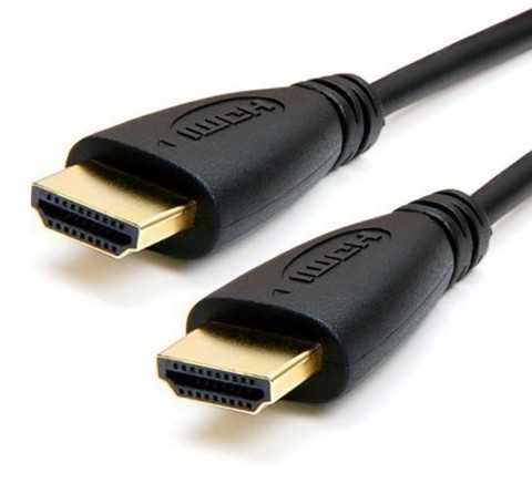 HDMI-kabel (forgyldt) sort 5m