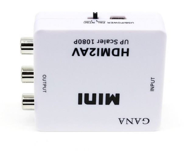 HDMI konverter AV J1307 biela