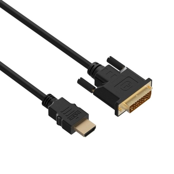 HDMI till DVI-D M/M anslutningskabel 1 m