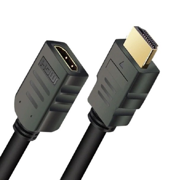 HDMI-tilslutningskabel M/F 1 m