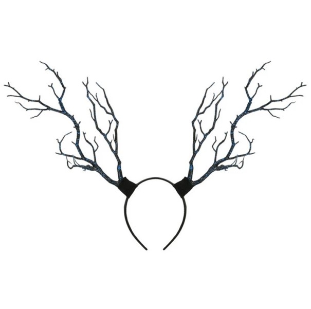 Headband with Long Antlers Universal Size Fantasy Headband Costume Hair Accessory for Cosplay Halloween Festival Party Photography 1