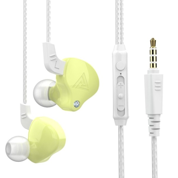 Headphones with Microphone K1895 yellow