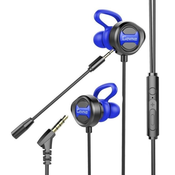 Headphones with Microphone K2076 blue