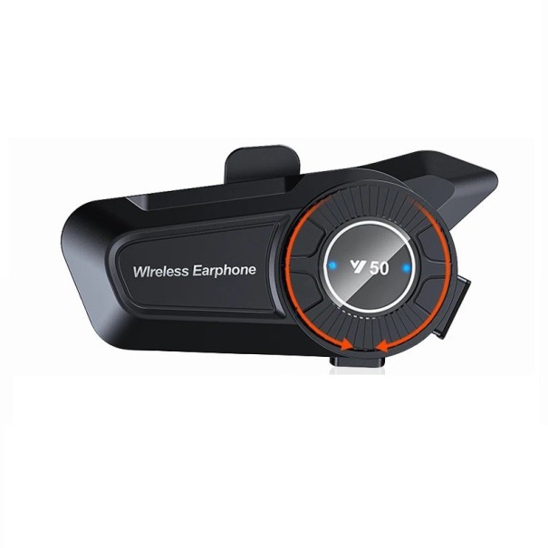 Headset Bluetooth para capacetes abertos com controlo por voz, Bluetooth 5.3, autonomia de 60 horas, suporte para 2 telefones e resistência à água 1