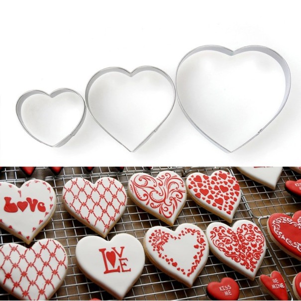 Heart Cutters 3 pcs 1